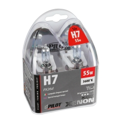 2 ampoules de rechange HID H7 PX26D pour kit xenon 35W 55W AC 12V 24V
